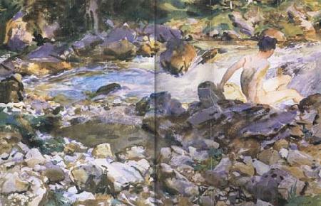 John Singer Sargent Mountain Stream (mk18)